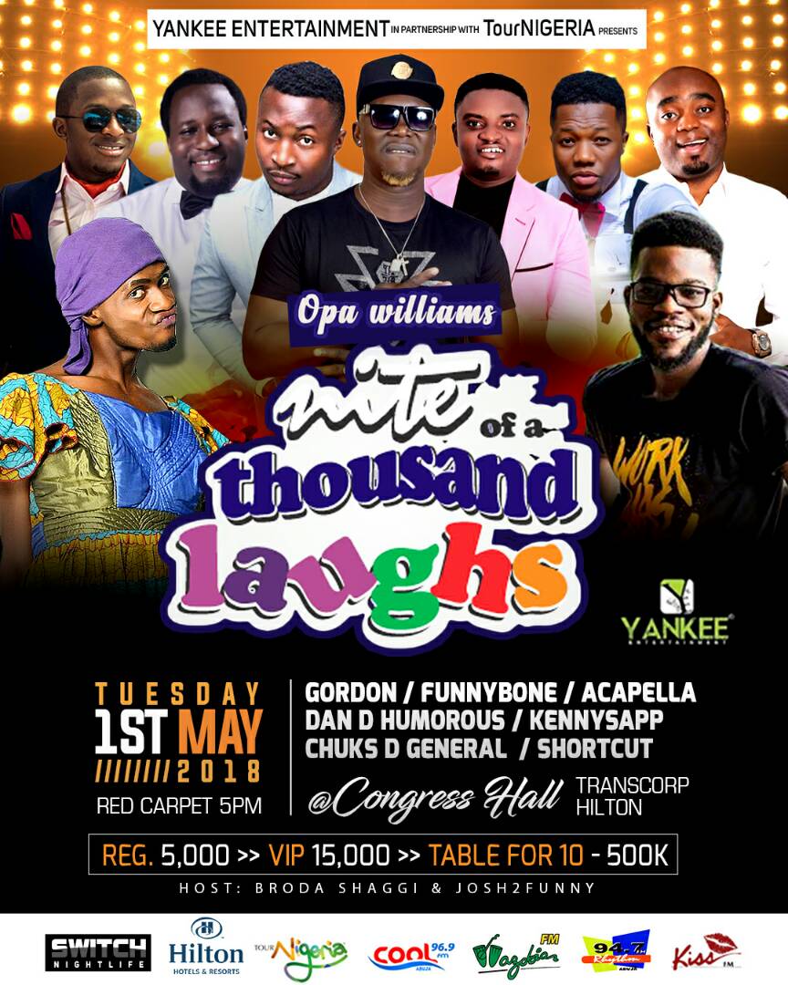 Laugh till you drop as Night of a Thousand Laugh goes down May 1st ...