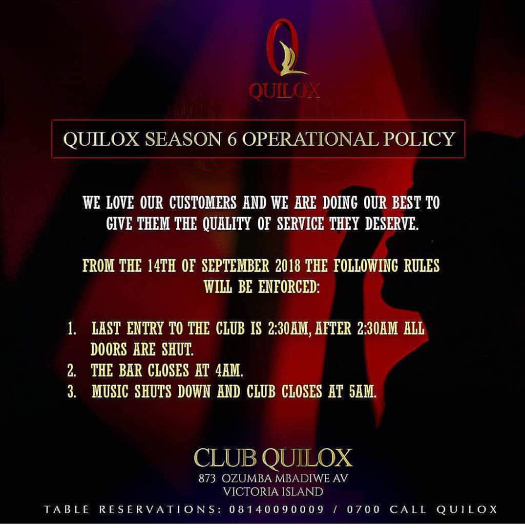 Checkout This Customers Bill At Quilox Night Club Yesterday (Photo) -  Events - Nigeria
