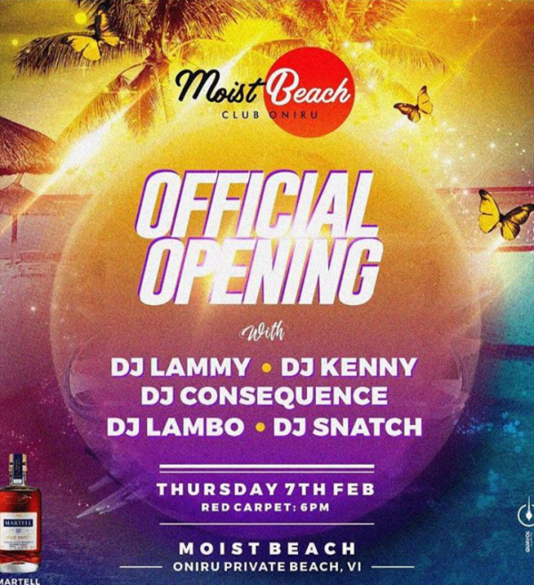 Moist Beach Club Official Opening Nightlife Ng Hottest News About Nightlife In Nigeria