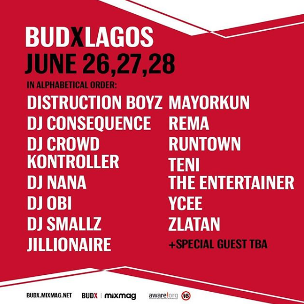 #BudXLagos